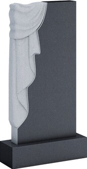 Памятник с драпировкой по левому краю, арт. AE.57