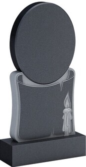 Ангел и волна, овальный памятник, арт. AE.67